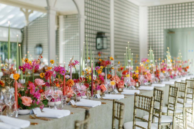 MJV for Zest Events | 60th Birthday Lunch Set Up