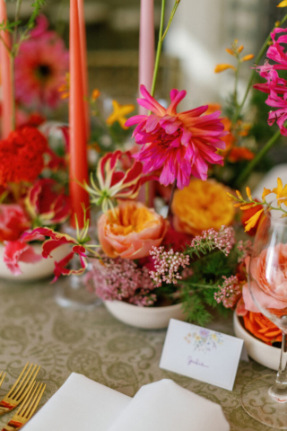MJV for Zest Events | 60th Birthday Lunch Set Up