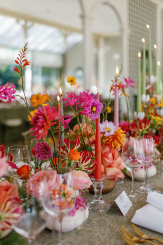 MJV for Zest Events | 60th Birthday Lunch Set Up